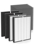 Premium 12-Pack Air Purifier Filters Compatible with Air Doctor 3000 - Carbon & Pre-Filters