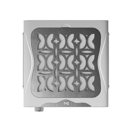 M Nova Air Nail Dust Collector 60W Cordless White - Portable Nail Dust Extractor
