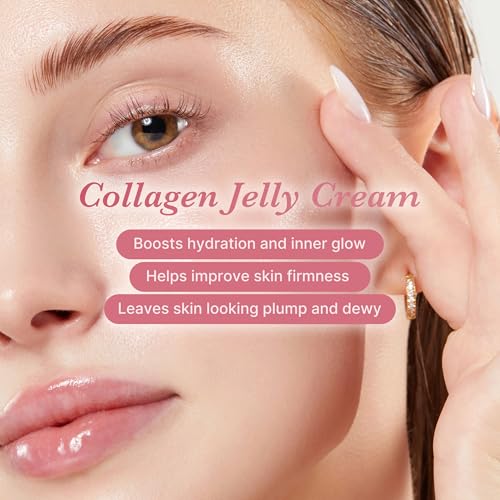 Medicube Collagen Jelly Cream with Niacinamide, Hydrolyzed Collagen & 24H Glow - Pack of 2 - 3.71 Fl Oz