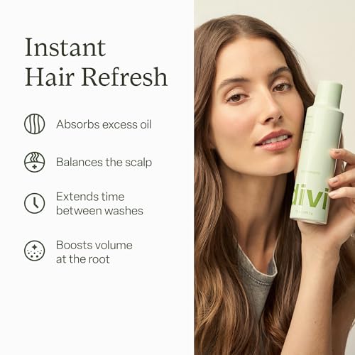Divi 5.3 oz Dry Shampoo - Oil Absorbing, Buildup Free, Talc & Benzene Free