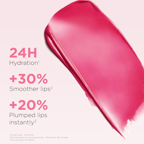 Clarins Lip Oil, 04 Pitaya and Lip Oil Balm, 02 Pitaya Bundle | Sheer, High Shine Finish Lip Oil | Sheer, Natural Finish Lip Oil Balm with Hydrating Peptides | Visibly Plumps