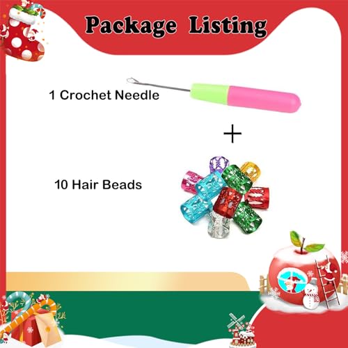 Boho Goddess Locs Crochet Hair - 9 Packs, 18 Inch, 1B# Variation of THIS listing
