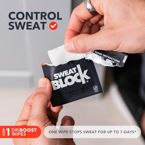 SweatBlock Antiperspirant & Deodorant System with Wipes - Coastal Fresh Variation
