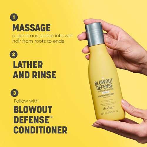 Drybar Blowout Defense Strengthen & Extend Shampoo 8 fl oz - Long-Lasting Blowout Care