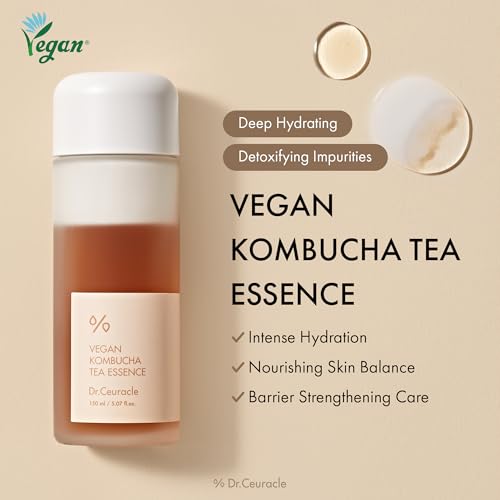 Vegan Kombucha Tea Essence Hydrating Milky Toner for Sensitive Skin