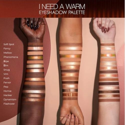 Natasha Denona Warm Eyeshadow Palette - 15 Shades for Natural & Glam Looks