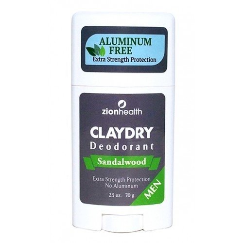 Men's Sandalwood Clay Deodorant Stick 2 Pack - Natural Men's Personal Care