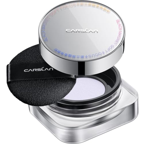 CARSLAN 1.0 Soft Focus Loose Setting Powder 03 Blue Purple 0.28oz Oil Control