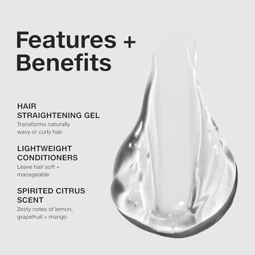 Paul Mitchell Straight Works Hair Gel 5.1oz Smoothing Styler Adds Shine for Frizzy Hair