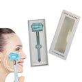 Ice Roller for Face & Body - Cold Therapy Tool to Depuff Eyes, Reduce Inflammation & Tighten Skin - with Protective Case (Blue)