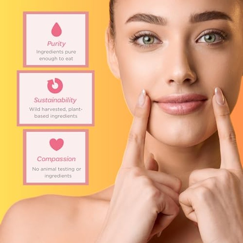 Ellovi Natural Lip Butter Lip Balm - Blossom - Pure Enough to Eat - Made With Just 6 Vegan Ingredients - Moisturizing Lip Care for All Day Hydration (4-Pack)