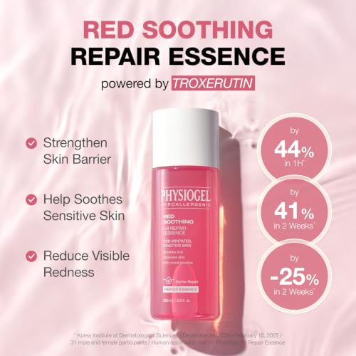 Physiogel Red Soothing AI Repair Essence for Sensitive Skin 6.6 fl oz