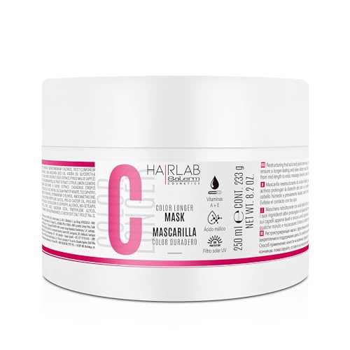 Color-Protection Hair Mask for Dyed & Gray Hair - 250ml with Vitamins A & E