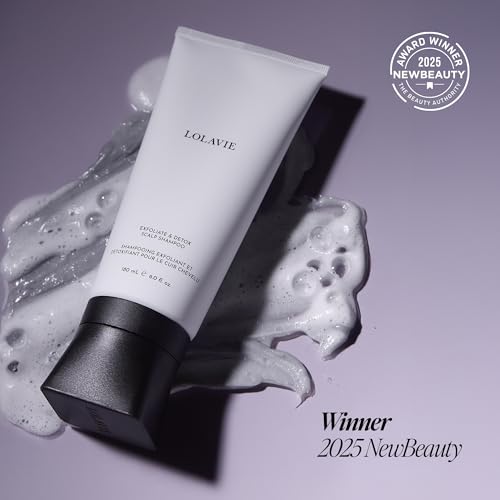 LolaVie Exfoliate & Detox Scalp Shampoo 6 Fl Oz - Clarifying Hair Treatment