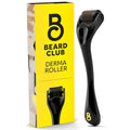 The Beard Club Derma Roller for Face, Body and Scalp - Microneedling Roller for Men and Women with 540 Titanium Microneedles - Beard Roller for Hair & Beard