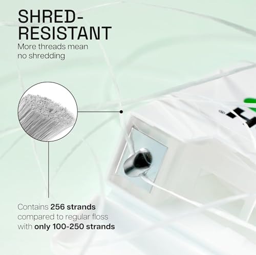 Reach Waxed Dental Floss Mint 200 Yards - Pack of 5 for Strong, Comfortable Cleaning