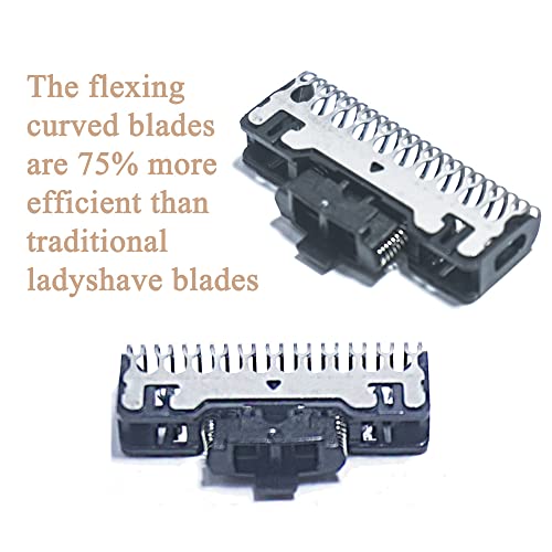 maxeylead Woman Shaver Replacement Blade Compatible with Philips SatinShave Prestige Women's Electric Shaver BRL170