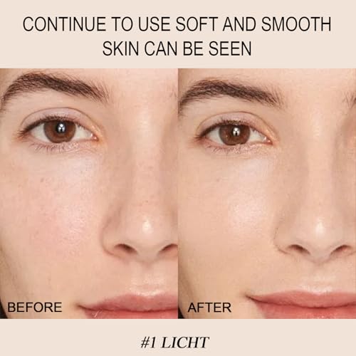 4-in-1 Mineral Pressed Powder, SPF 35 Powder Foundation with Concealer and Finishing, Matte Weightless Buildable Foundation, Light to Medium Coverage, 01 light