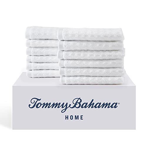 Northern Pacific White Cotton Washcloth Set - 12 Pack, 13 x 13 Inches
