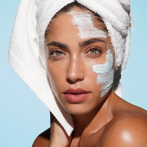 FR? Exfoliating Acne Face Mask ? Clarifying & exfoliating mask, Formulated with kaolin clay, Dead Sea Salt, & lactic and salicylic acids, Smoothes skin texture in minutes