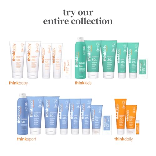 Mineral Sunscreen SPF 30 with Zinc Oxide - Vegan, Water-Resistant, 3 Fl Oz