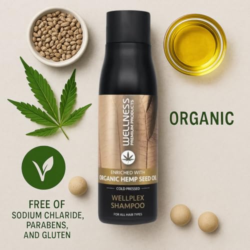 Hemp Infused Hair Repair Bundle with Shampoo & Conditioner - Vegan, Hydrating & Strengthening