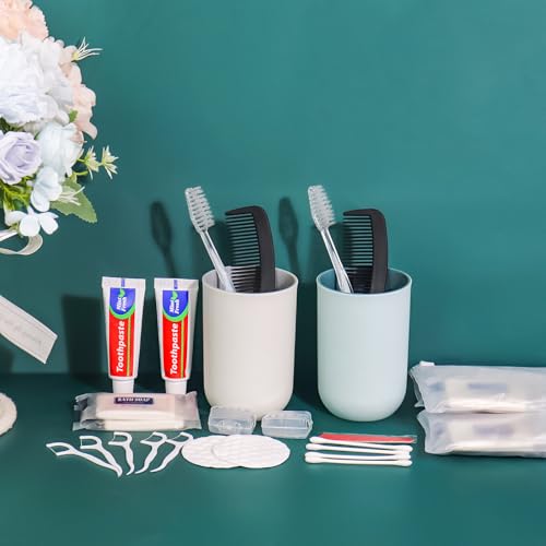 25 Sets Personal Hygiene Kit Bulk with Toothbrushes, Toothpaste & Accessories - Disposable