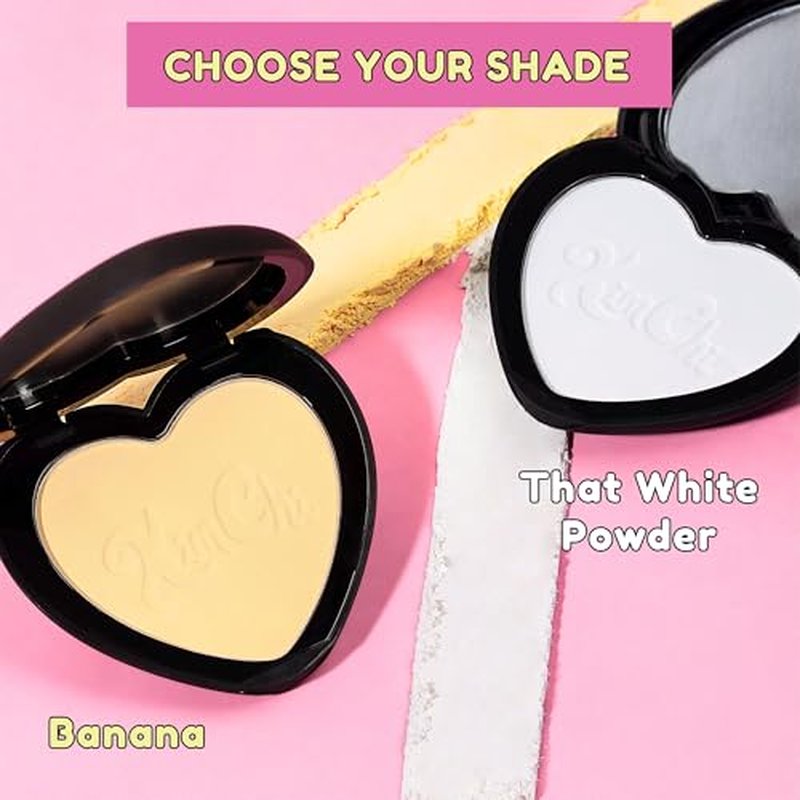 KimChiChic Beauty Almost Catfished Micro Pressed Powder - Brightening Under Eye Setting Powder, Reduces Dark Circles, No Flashback, That White Powder