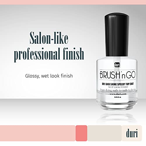 duri Brush¡¯n Go Dry and Shine Speedy Top Coat (Brush'N Go (Pack of 3))