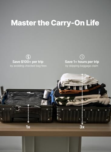 Travel Vacuum Bags with Pump - Medium 2 Pack Carry-On Space Saver