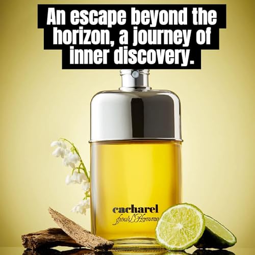 Cacharel Pour L'Homme Eau de Toilette Men’s Woody Spicy Fragrance 3.4 Fl Oz