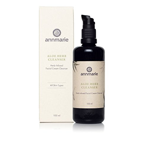 Annmarie Aloe Herb Facial Cleanser 3.4 Fl Oz - Gentle pH-Balanced Organic Skin Care
