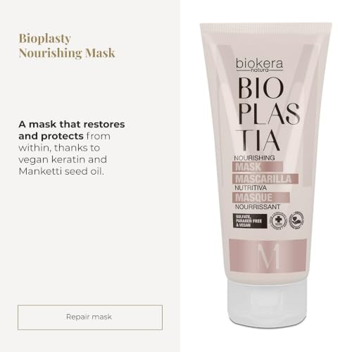 Nourishing Hair Mask with Vegan Keratin & Manketti Oil - 200ml