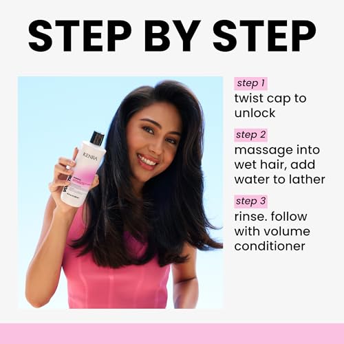 Kenra Volume Shampoo 10.1 Fl Oz - Adds Bounce & Fullness, Color Safe, Fine to Normal Hair