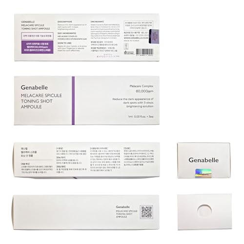 Genabelle Melacare Spicule Toning Serum for Brightening & Pore Refining - 0.03 fl oz 3 Pack