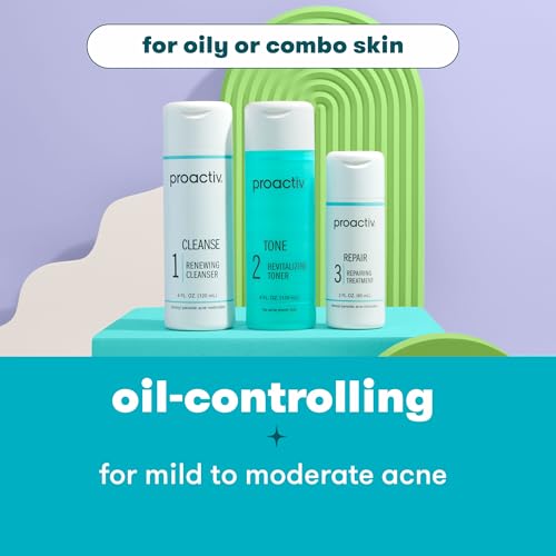 Proactiv 3-Step Acne Treatment Kit with Pimple Patches, 60-Day Face & Body Care System