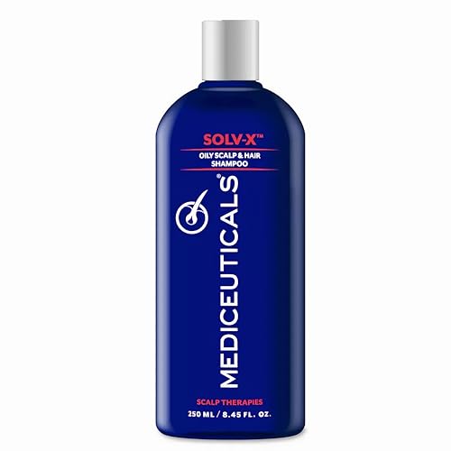 Oily Hair & Scalp Shampoo for Men Women Teens - Scalp Acne Control 8.45 oz