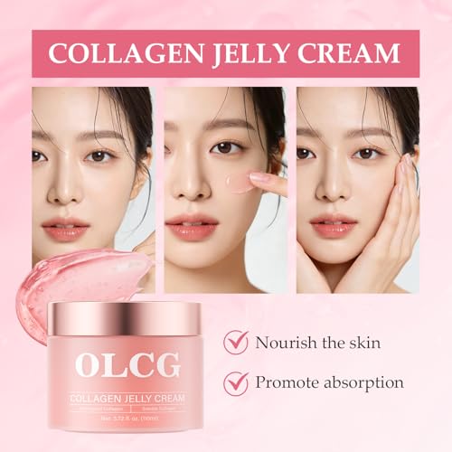 Collagen Jelly Cream ? A Gel-Textured Moisturizing Cream For Radiant And Plump Skin ? Contains Hydrolyzed Collagen And Sodium Hyaluronate ? Suitable For Daily Use
