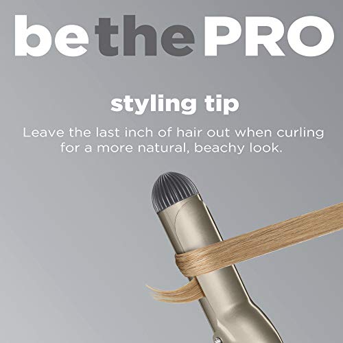 CONAIR INFINITIPRO Tourmaline 1 1/2-Inch Ceramic Curling Iron, 1 ¨ö inch barrel produces soft waves ? for use on medium and long hair