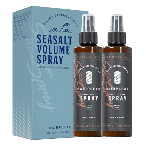 Sea Salt Spray for Beach Waves & Volume - 6.76 Fl Oz Pack of 2 - Hairplexx