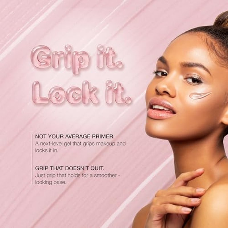 KimChiChic Beauty Give Me Grip Gel Primer for Face with PDRN, Makeup Base for Long-Wear Hold, Hydrating Korean Makeup Primer for Smooth Finish, 0.84 fl oz