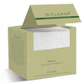 B-Clean Premium Facial Towels - Extra Soft, Tear -Resistant, Lint Free, Disposable, Vegan, Fragrance-Free Hygienic Skincare Towels for Daily Cleansing and Makeup Remover Dry Wipes (50 Count Pack of 2)