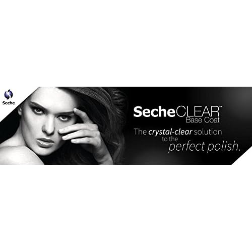 Seche Clear Professional Kit, Crystal Clear Base Coat for Nail Polish, 16 oz & 4 Packs of 0.5 oz Refill