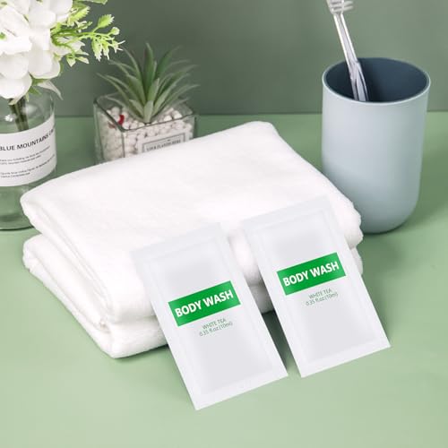 HQSLsund 200 Pack Travel Size Body Wash - 0.35 Fl Oz Individually Wrapped