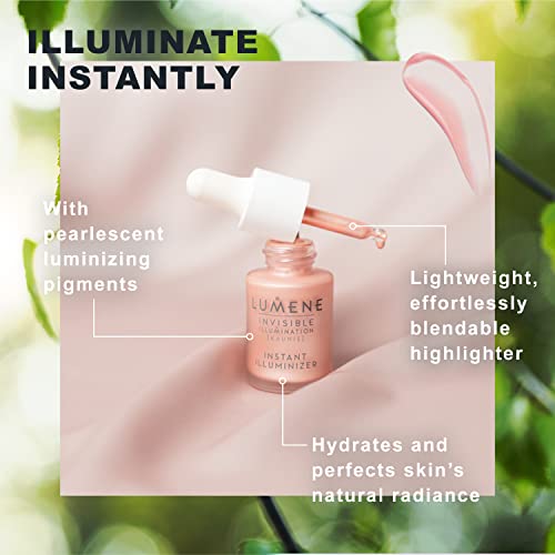 Lumene Invisible Illumination Deep Glow Liquid Bronzer Drops - Buildable Skincare-Infused Bronzing Serum (15ml)