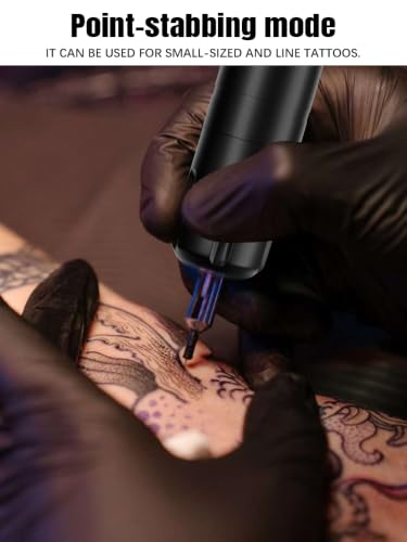 Wireless Tattoo Pen Kit with OLED Display & Practice Accessories