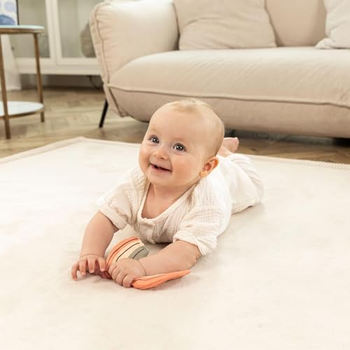 Hakuna Matte CloudSoft Baby Play Mat - Beige 47 x 67 Inches, Soft Non-Toxic Foam