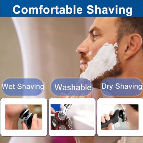 Replacement Shaver Heads for Philips Norelco 5000X Series, Fits Models X5000-X5102