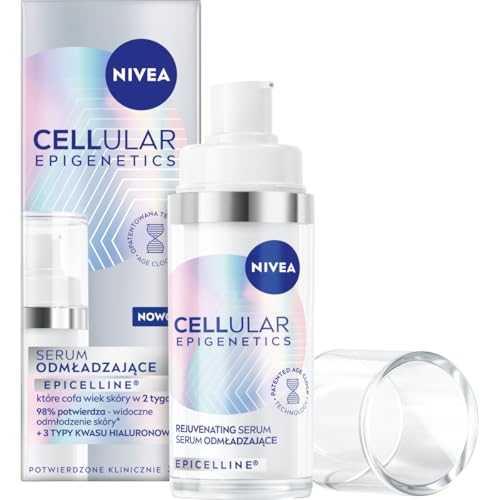 NIVEA Age Rewind Facial Serum with Hyaluronic Acid & Epicelline, 30ml
