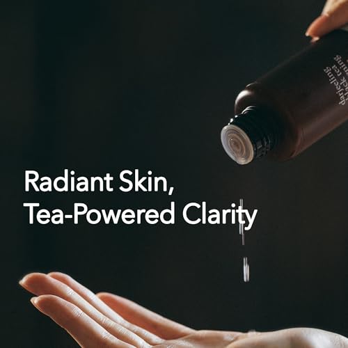 Hydrating Face Essence Radiance Boosting Smoothing Formula with Darjeeling Tea Extract, Niacinamide, Adenosine for Dry Dull Skin, 146ml / 4.94 fl.oz